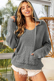 Rivet Kangaroo Pocket Hooded Sweater