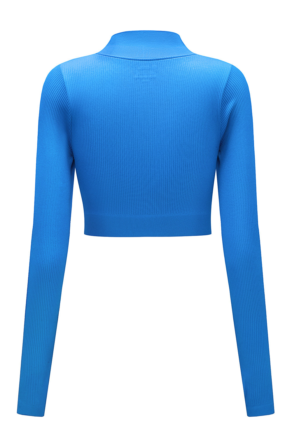 Half Zipper Long Sleeve Cropped Yoga Top