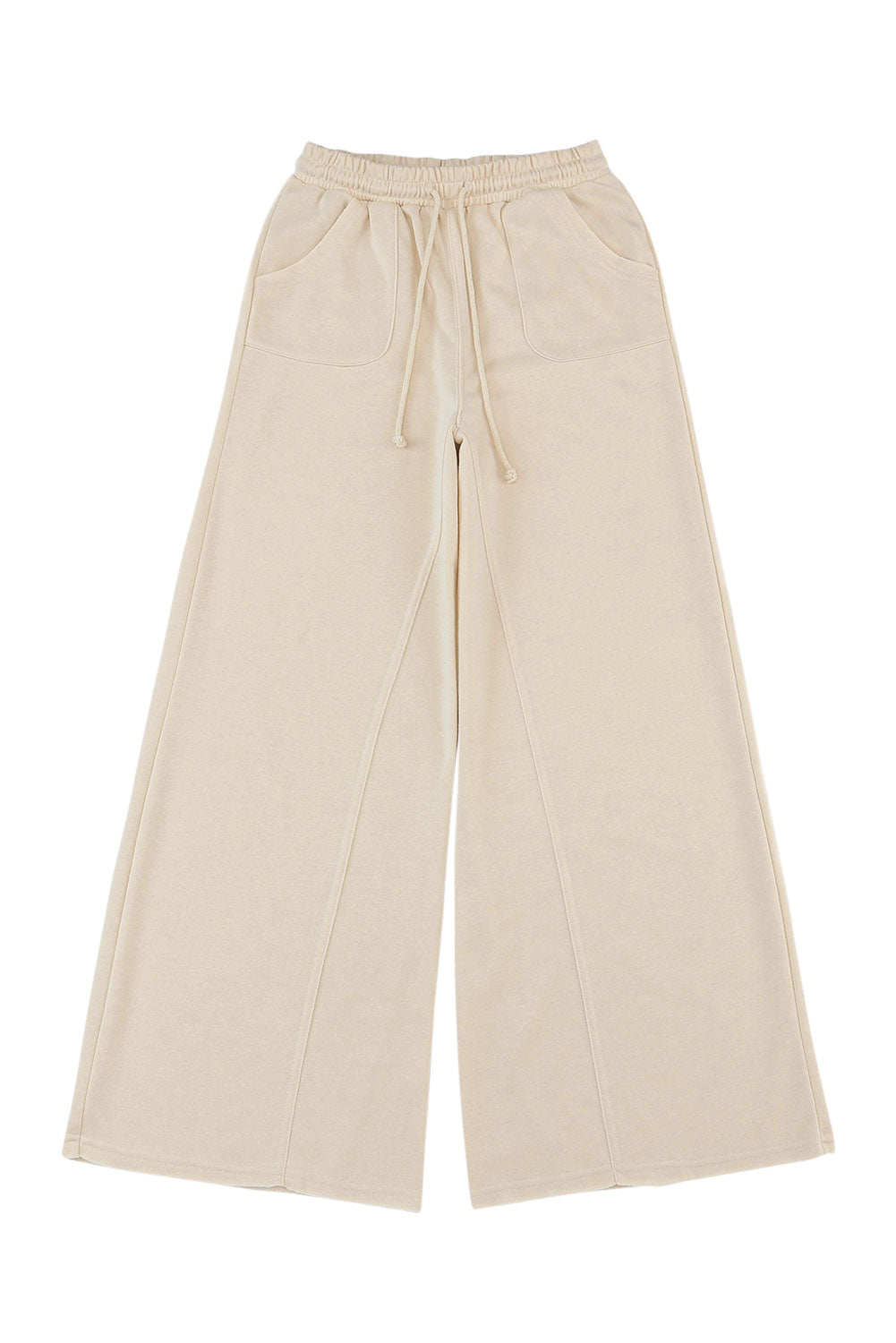 Mineral Washed  Drawstring Retro Wide Leg Pants