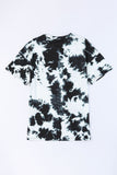 Tie-dye Round Neck Short Sleeve Top