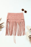 Tassel Drawstring Bandeau Crop Tank Top