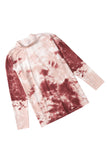 Tie Dye Crew Neck Long Sleeve Top