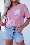 Vintage Star Printed Mineral Wash Graphic Tee