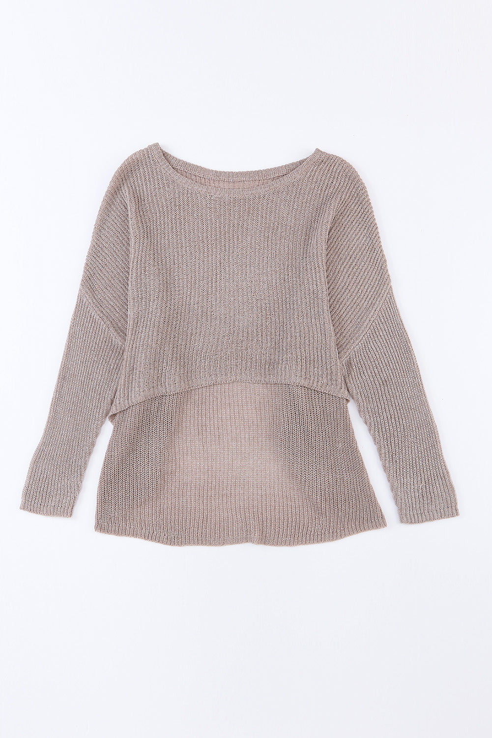 Pirouette - Pull ample à manches dolman haute et basse