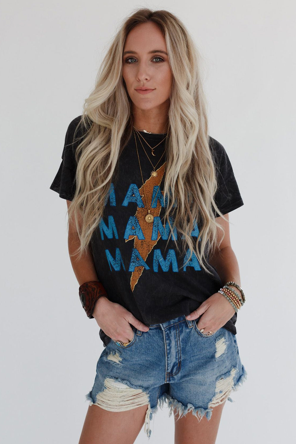 Thunder MAMA Vintage Graphic Tee