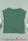 Pocketed Tee with Side Slits