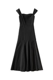 Thigh High Split Sheath Off Shoulder Evening Dress