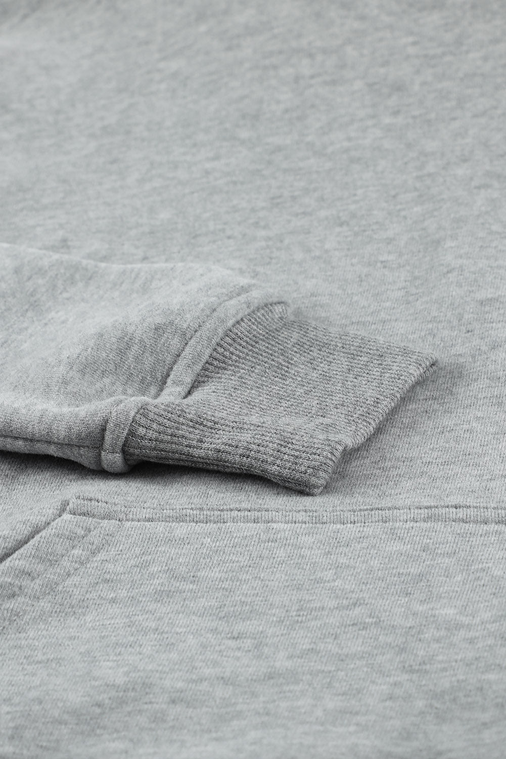 Sweat à capuche ample gris avec poche kangourou