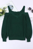 Dew Shoulder Knitted Sweater