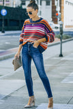 Boho Fashion Drop Shoulder Baggy Sweater