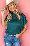 Solid Color Short Sleeve T Shirt