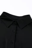 3/4 Puff Sleeve Oversize Shirt