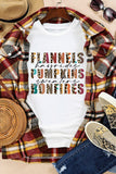 Sweet Floral Pumpkin Graphic Tee