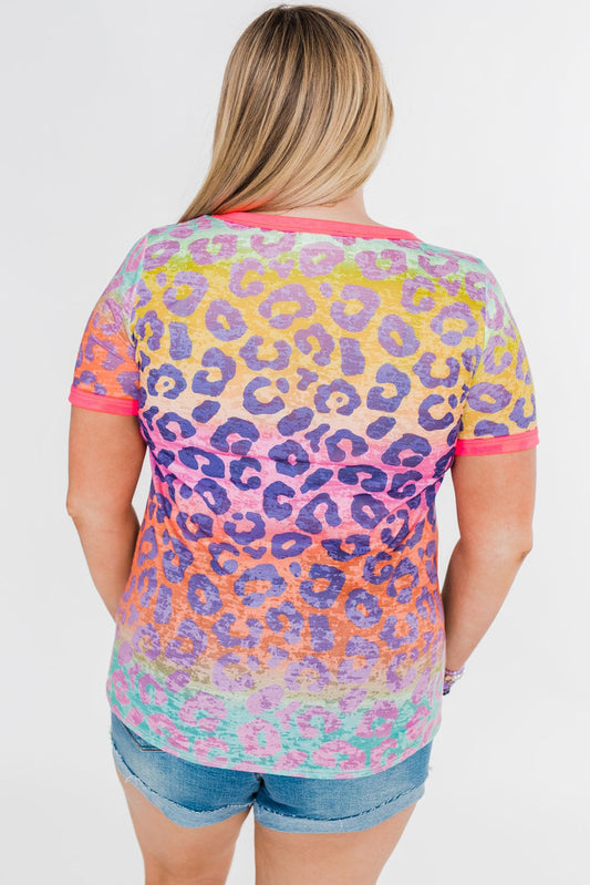 Plus Size Tie-dye T-shirt