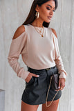 Cold Shoulder Pullover Sweatshirt