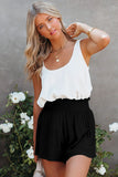 Smocked High Waist Shorts