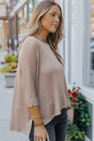 Lightweight Knit Oversize Blouse