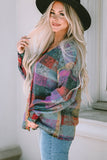 Multicolor Brushed Plaid Pocketed Oversize Shacket