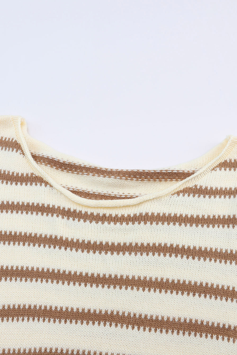 Striped Drop Shoulder Oversized Sweater