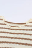 Striped Drop Shoulder Oversized Sweater