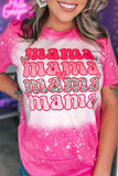 Mama Letter Print Graphic Tie Dye