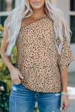 Leopard Print Ladder Keyhole Tank Top