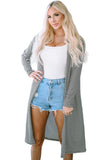 Open Front Long Cardigan