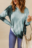 Ombre Tie-dye Long Sleeve Top