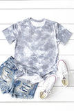 Tie Dye Crew Neck Short Sleeve T-Shirt