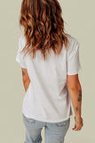 Plain Crew Neck Short Sleeve Tee