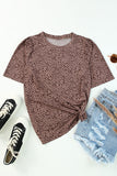 Spotted Short Raglan Sleeve T Shirt