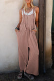 DUNE Corded Adjustable Straps Wide Leg Loose Overall