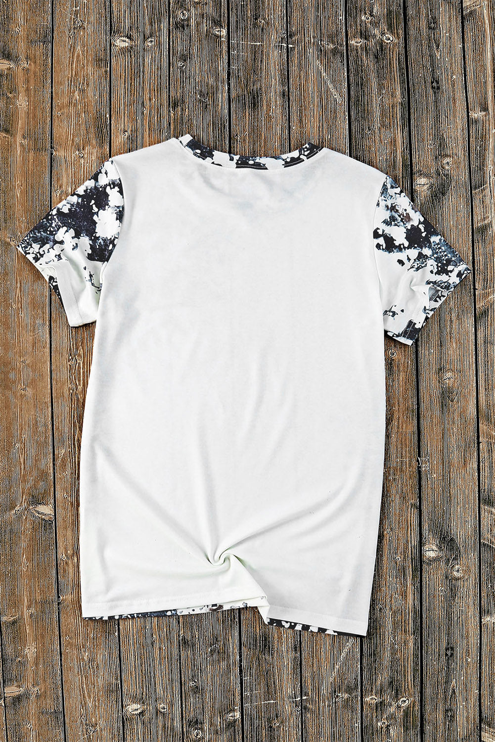 Western Fashion Dyed Bleached T Shirt