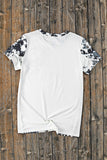 Western Fashion Dyed Bleached T Shirt