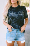 Vintage Tie Dye MAMA Printed Tee