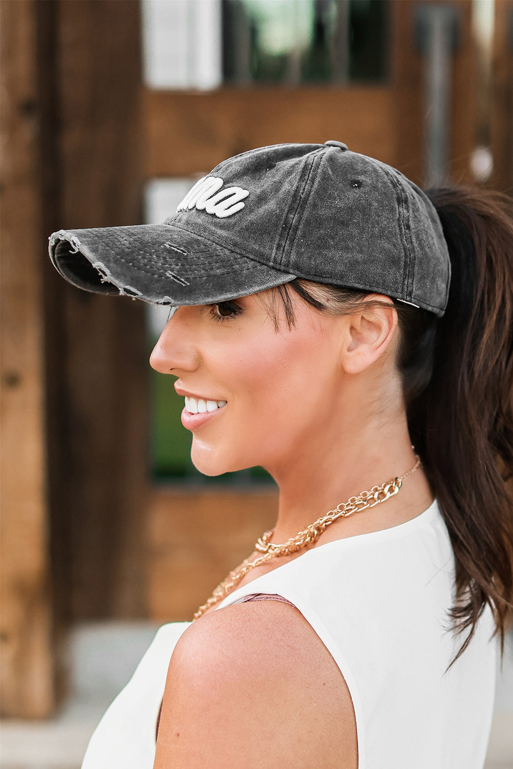 Mama Embroidered Baseball Cap