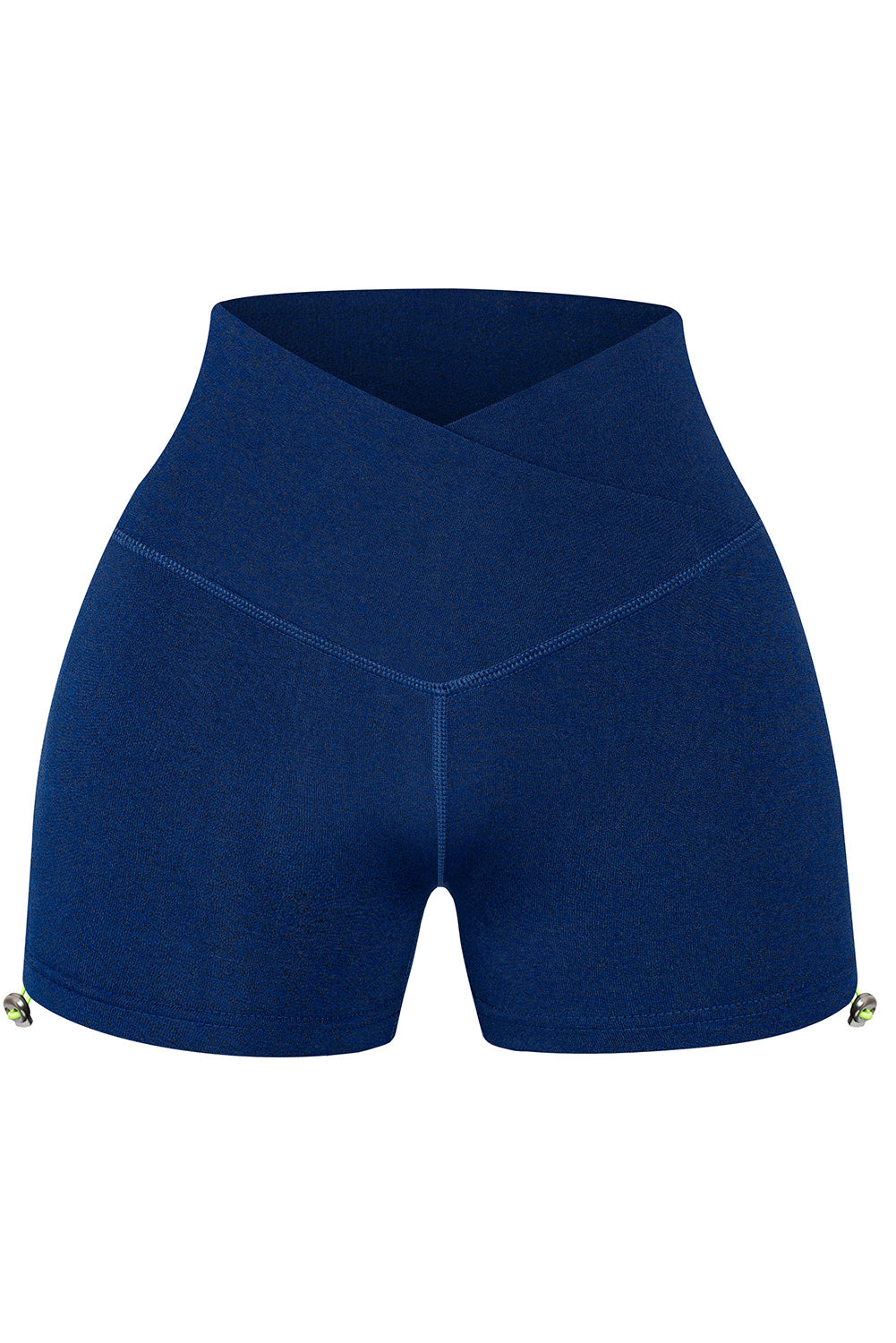 Short de yoga bleu Athletic Gym pour soulever les fesses