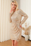 Knot Pack Hip Sequin Dress