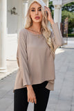 Lightweight Knit Oversize Blouse