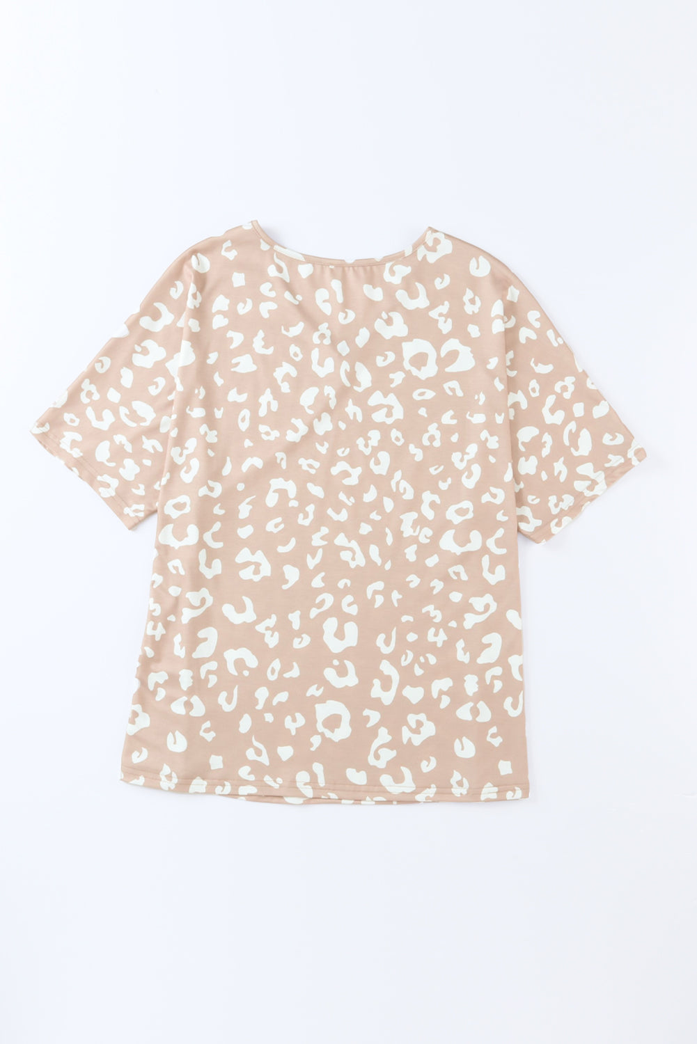 Leopard Spots Print Loose T Shirt