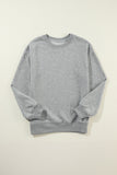 Bonbon Solid Classic Crewneck Pullover Sweatshirt