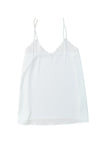 Scalloped V Neck Embroidered Camisole Top