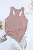 Scoop Neck Basic Solid Tank Top