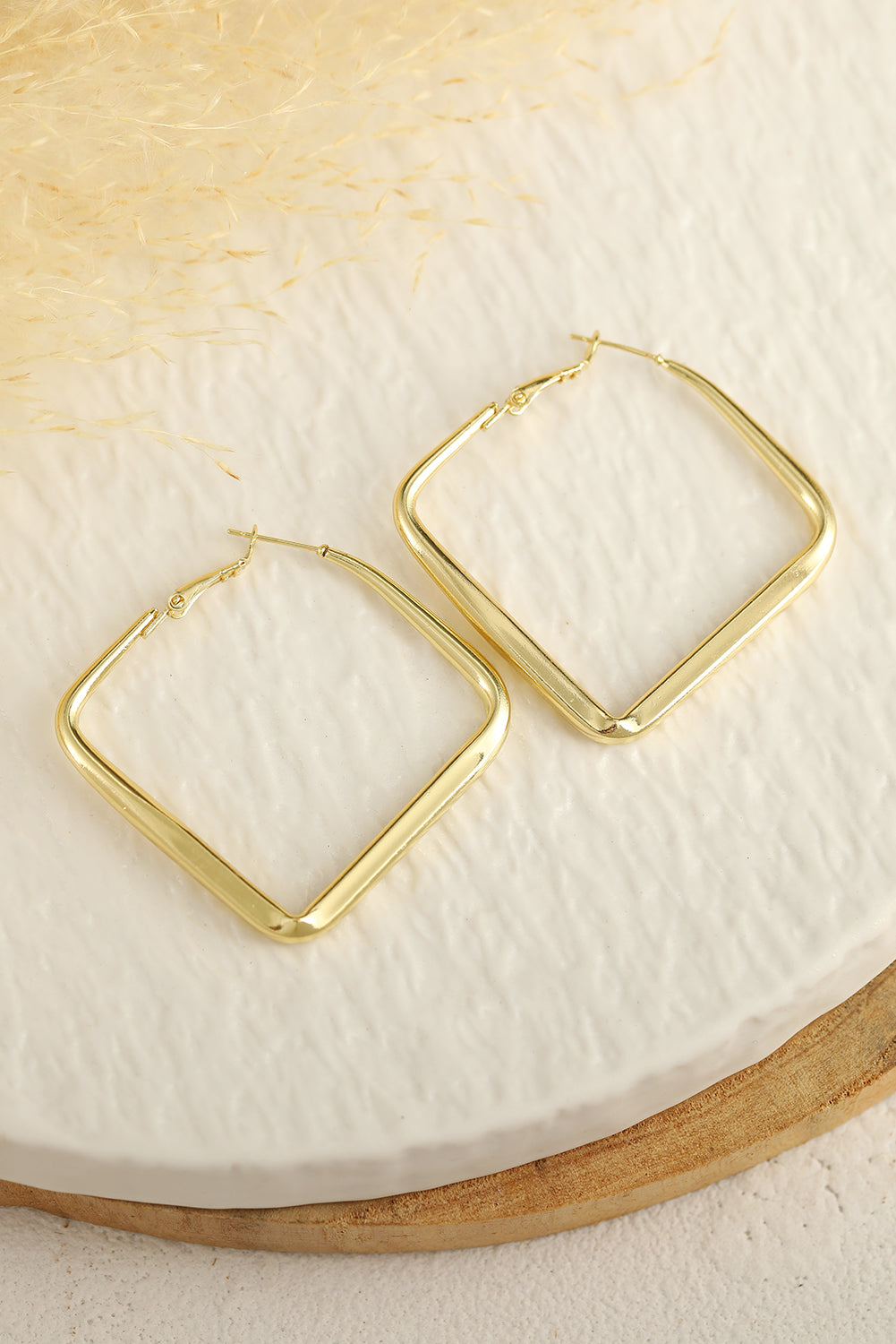 Minimalist Square Hoop Earrings