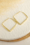 Minimalist Square Hoop Earrings