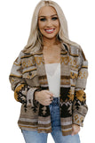 Western Aztec Print Jacket