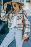 Vintage London Plaid Cropped Jacket