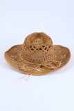 Hollow-out Straw Cowboy Hat