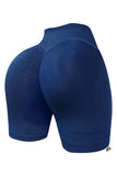 Short de yoga bleu Athletic Gym pour soulever les fesses