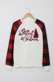 Green Buffalo Plaid Long Sleeve Sweatshirt